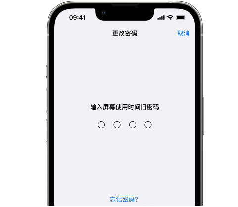 新蔡iPhone屏幕维修分享iPhone屏幕使用时间密码忘记了怎么办 