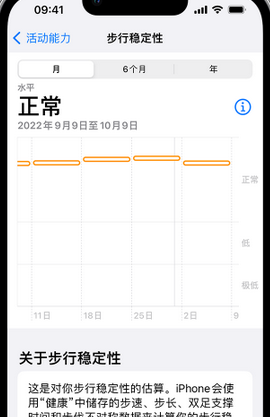 新蔡iPhone手机维修如何在iPhone开启'步行稳定性通知'