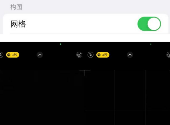 新蔡苹果手机维修网点分享iPhone如何开启九宫格构图功能