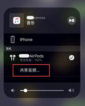 新蔡苹果14音频维修点分享iPhone14音频共享设置方法 