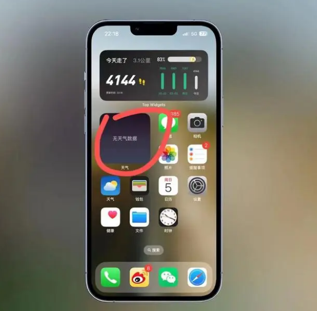 新蔡苹果手机维修分享:iOS16主屏幕天气小组件无法正常工作怎么办？ 