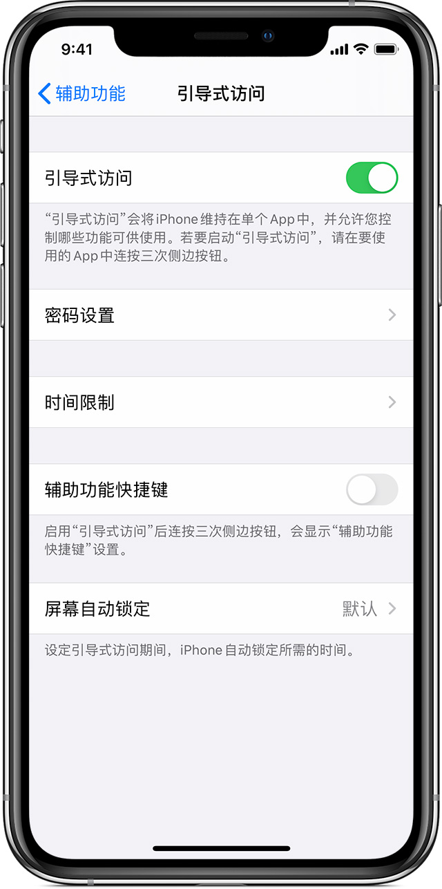 新蔡苹果手机维修分享如何在 iPhone 上退出引导式访问 