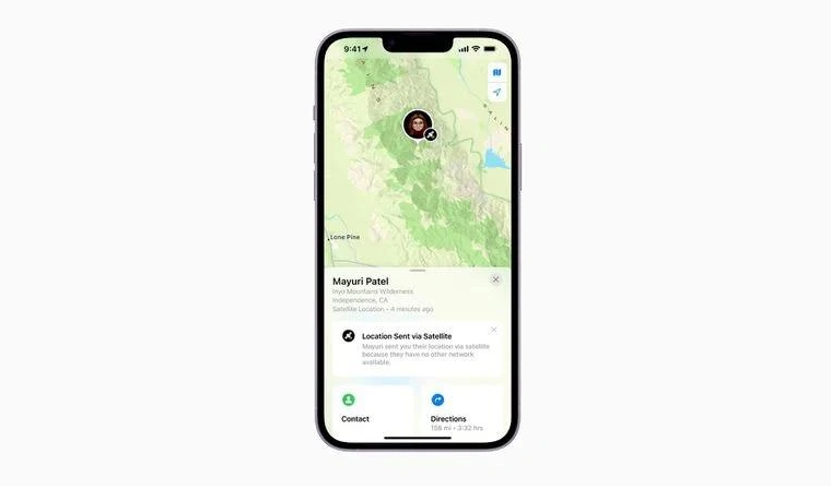 新蔡苹果14维修分享iPhone14系列中 FindMy功能通过卫星分享位置方法教程 