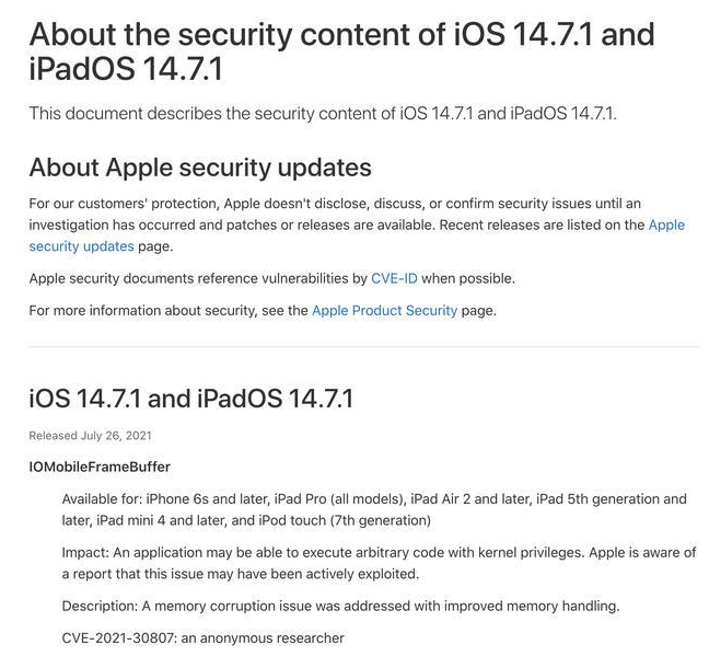 新蔡苹果手机维修分享iOS 14.7.1 正式版更新内容及升级方法 